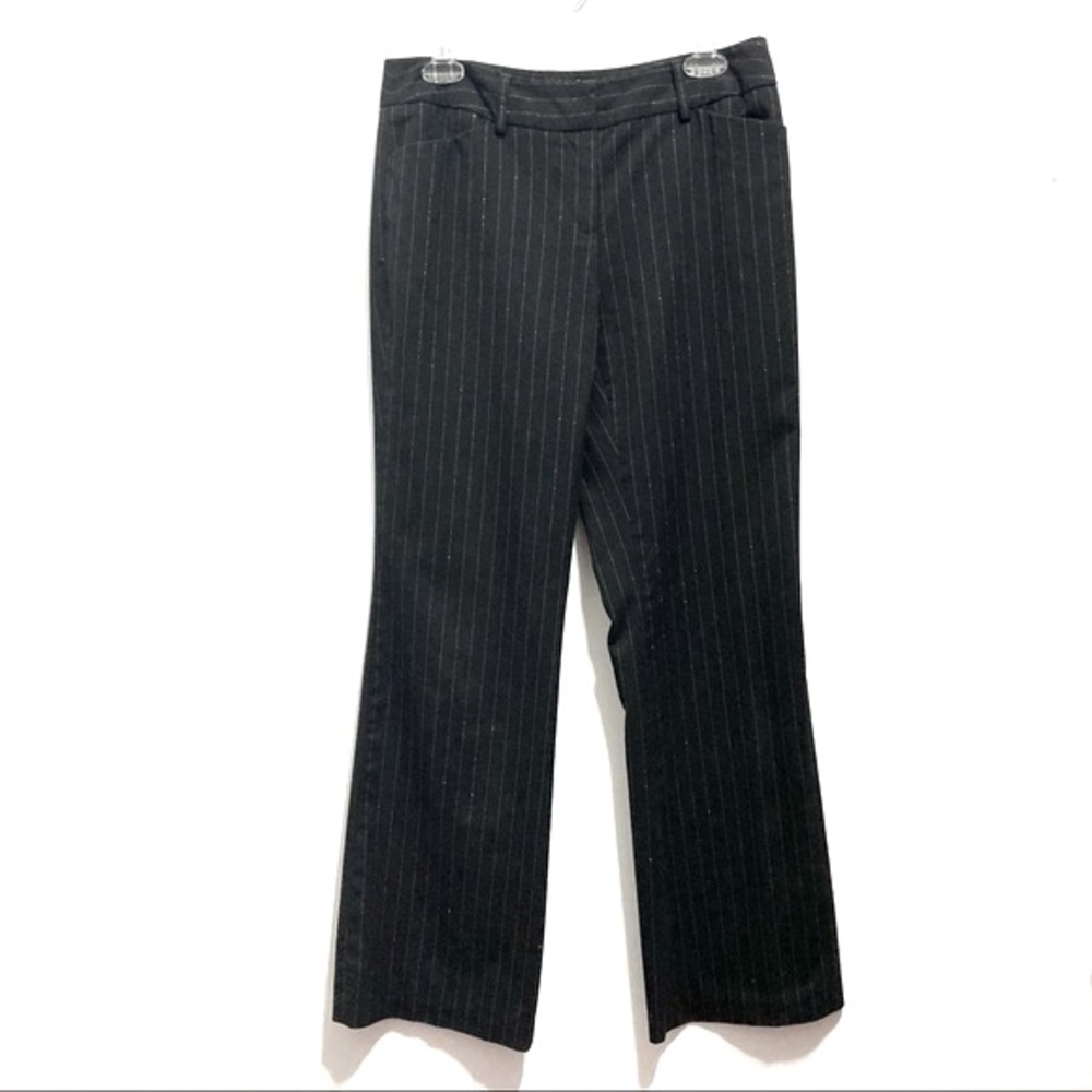 Apt. 9 Women’s Stretch Ava Gray Lurex Silver Pants